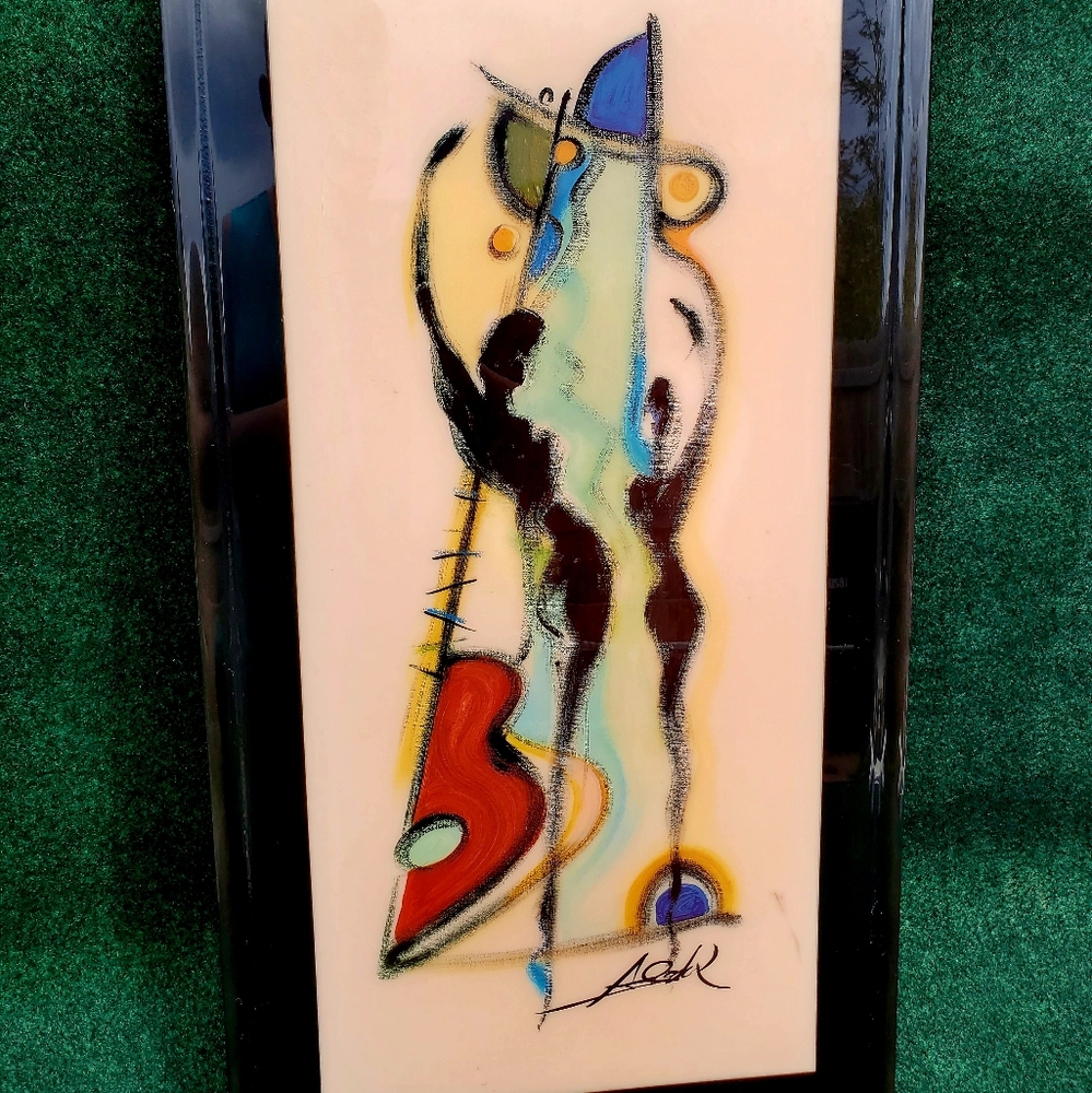 VTG Alfred Gockel "Farewell" Artist Signed Limited Edition Framed 16x31"